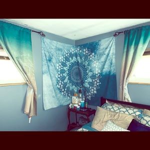 Indian mandala bohemian wall tapestry